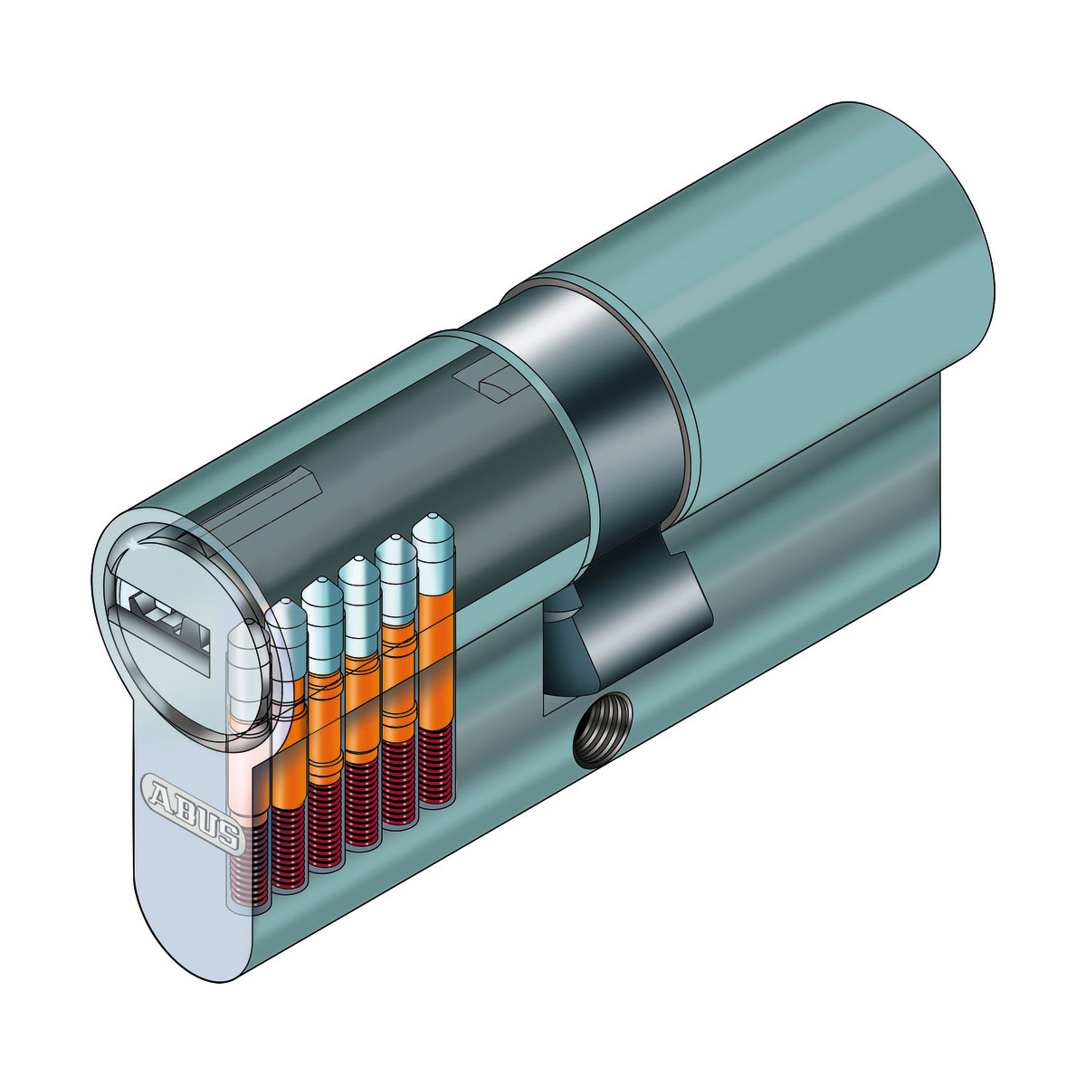 Abus Profilzylinder D6XNP 35/40 mm Bild 2