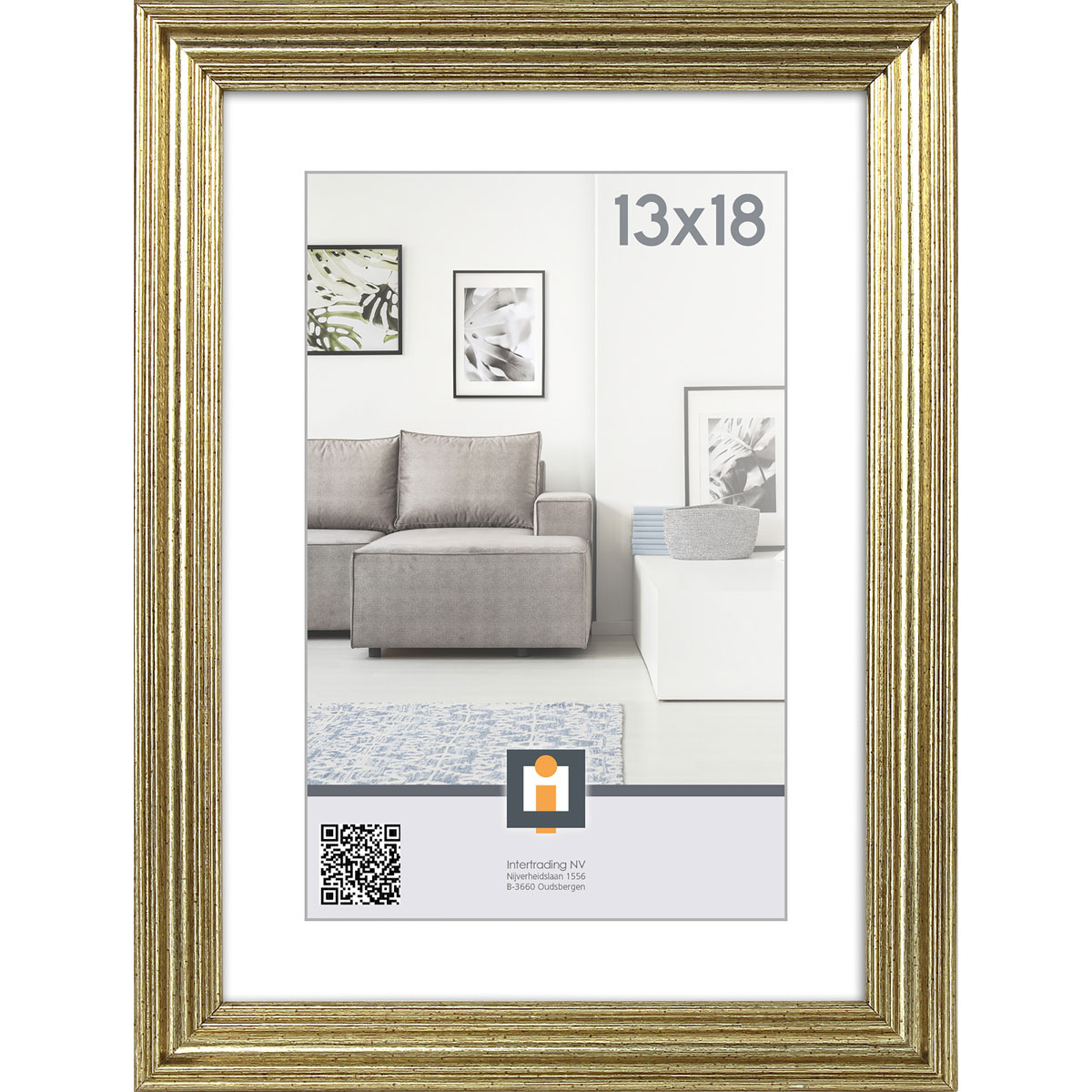 Bilderrahmen Salerno 13x18 cm silber