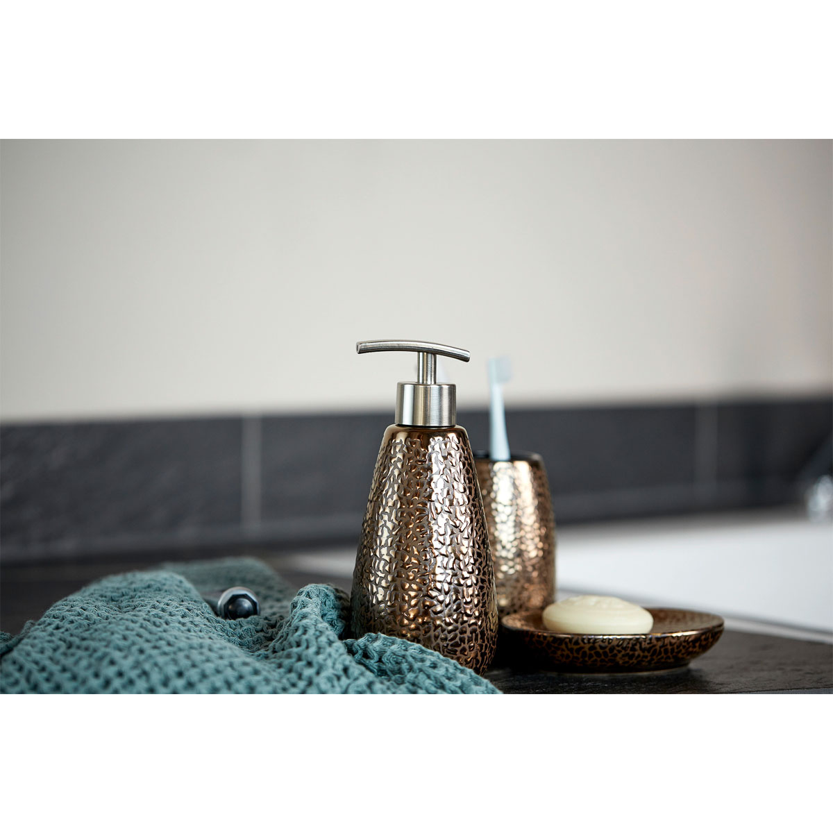 Wenko  Bad-Accessoire-Set Marrakesh 3-teilig Bad-Zubehör Set Bild 8