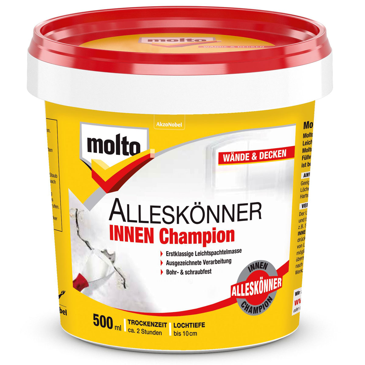 Molto Alleskönner Champion für Innen 0,5 L