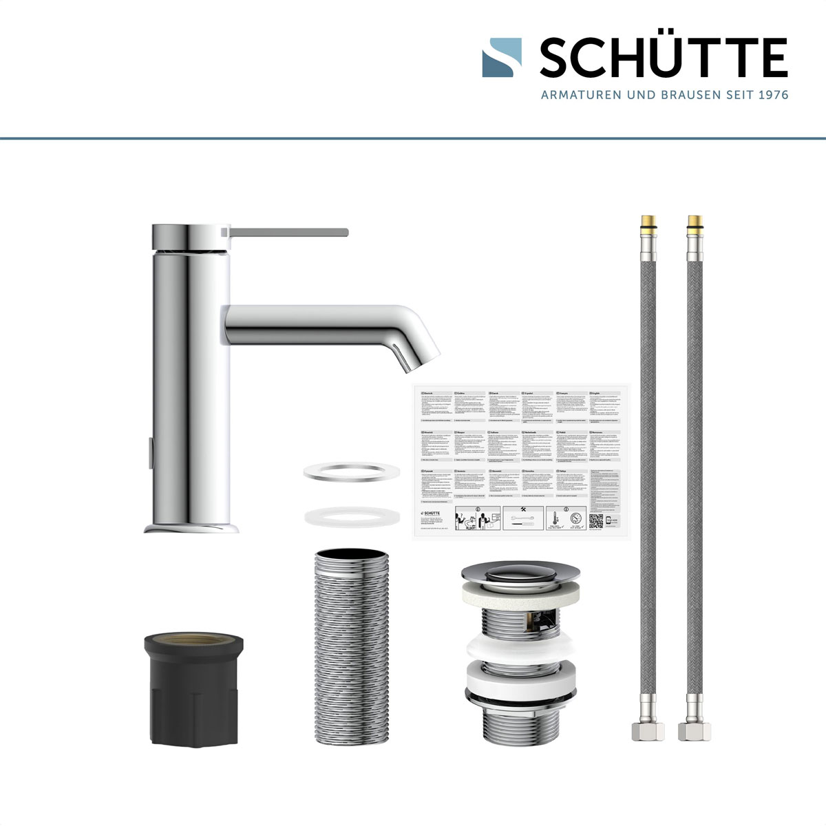 Schütte  Waschtischarmatur „Los Angeles“ chrom Eco-Click-Funktion Bild 4