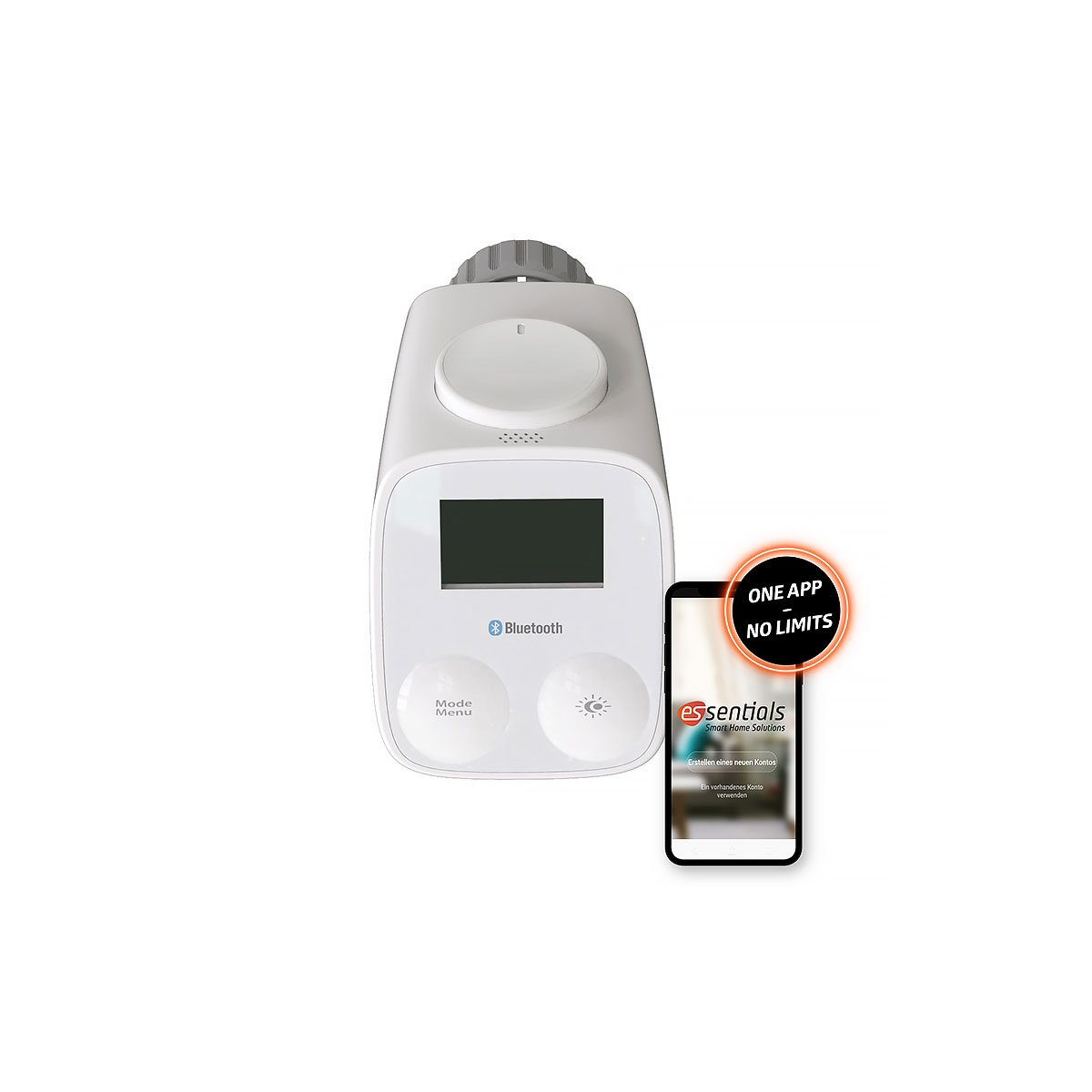 Elektrisches Heizkörper-Thermostat Bluetooth Bild 2