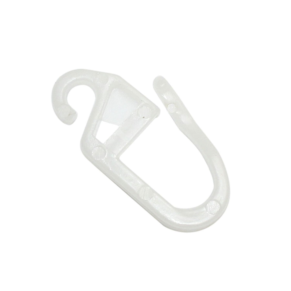 Gardinia Faltenlegehaken Kunststoff roh-weiß