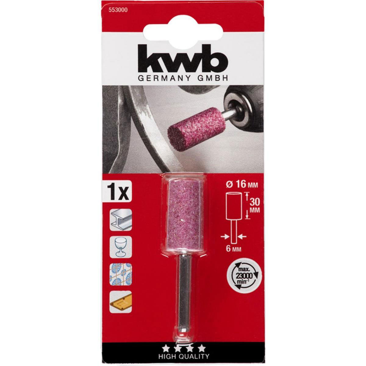 kwb  Keramischer Schleifstift 16x30 mm zylindrisch Bild 2