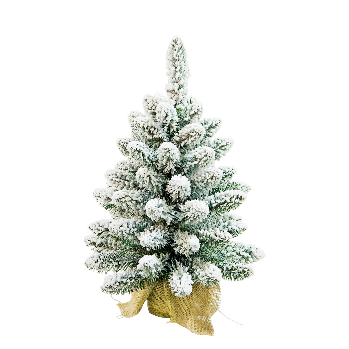 Ambientis Beschneiter Tannenbaum mit Jute 45 cm