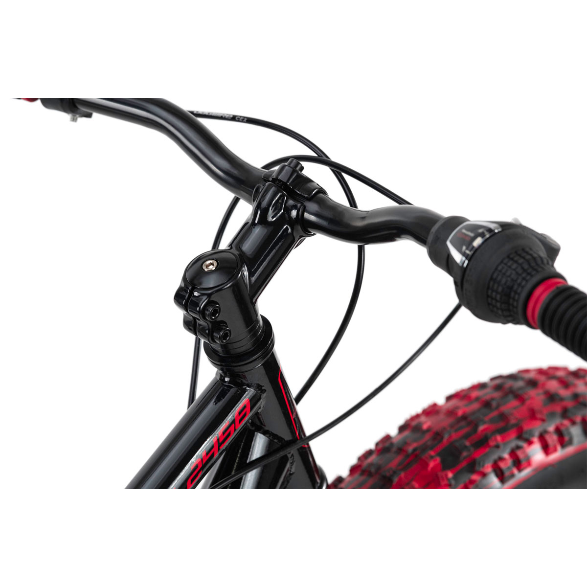 Mountain-Fatbike „SNW2458“, 24 Zoll, schwarz-rot