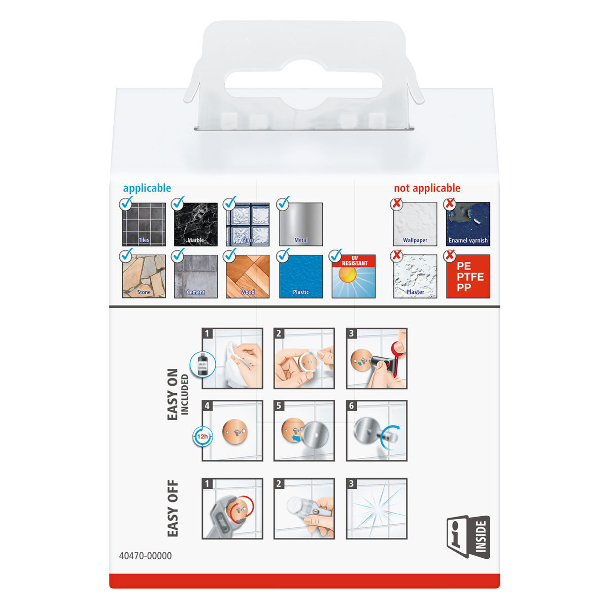 Tesa Handtuchhaken Exxcellent Bild 3