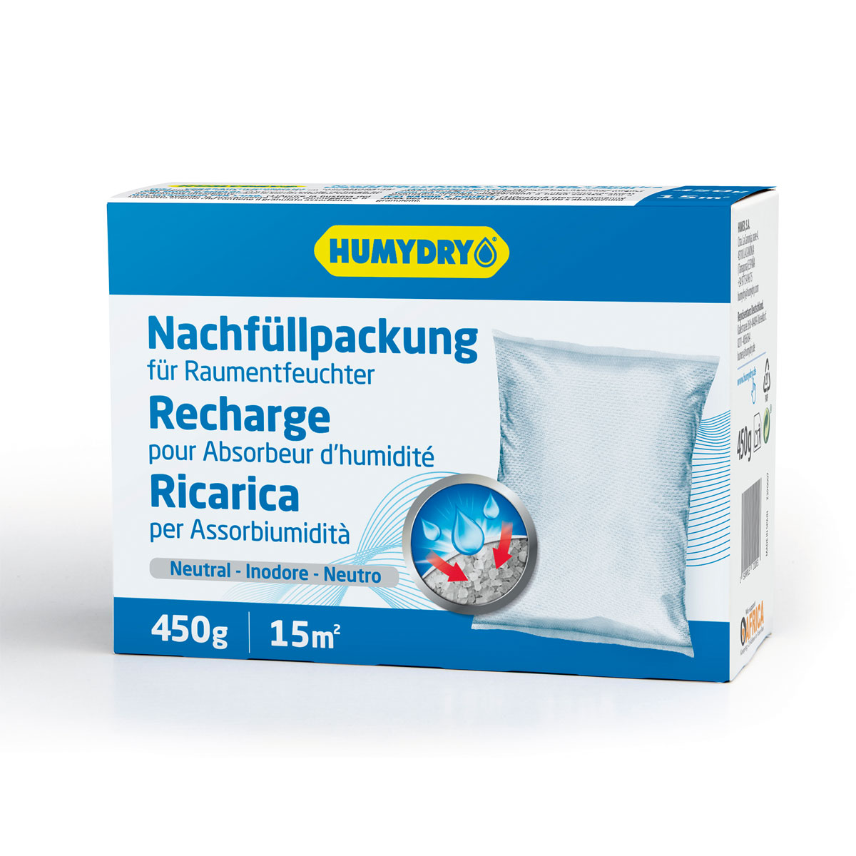 Humydry Nachfüllpackungen 450 g neutral