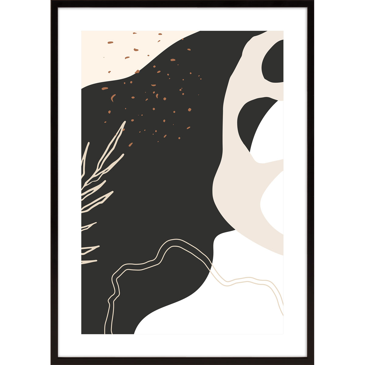 Bilderrahmen Madrid 50x70 cm schwarz