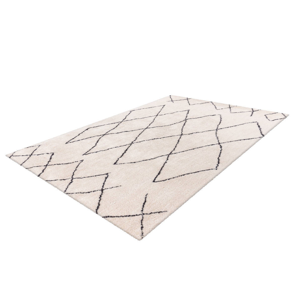 Hochflorteppich „Orlando 425“, Elfenbein, 200x290 cm