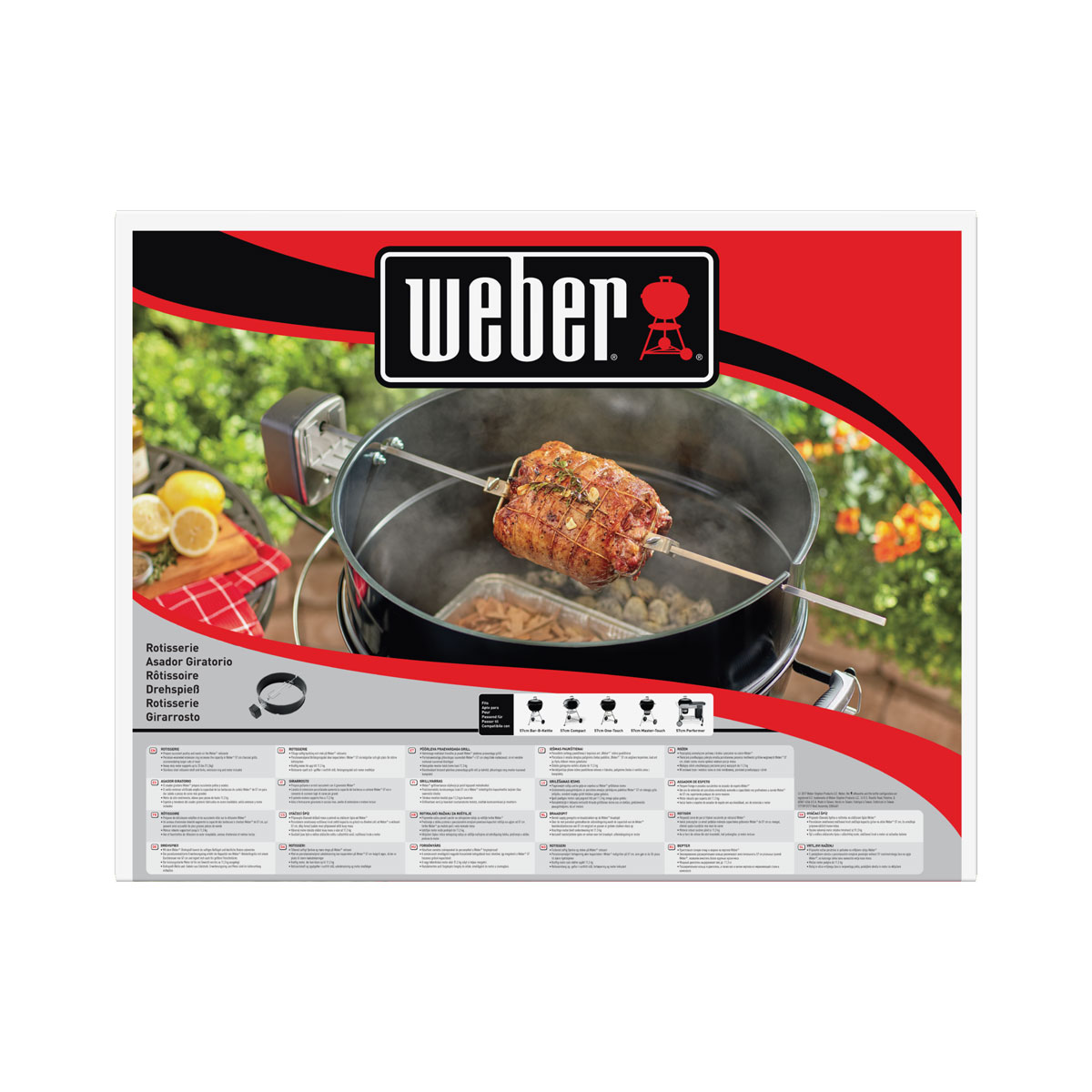 Weber Drehspieß für BBQ 57 cm Bild 4