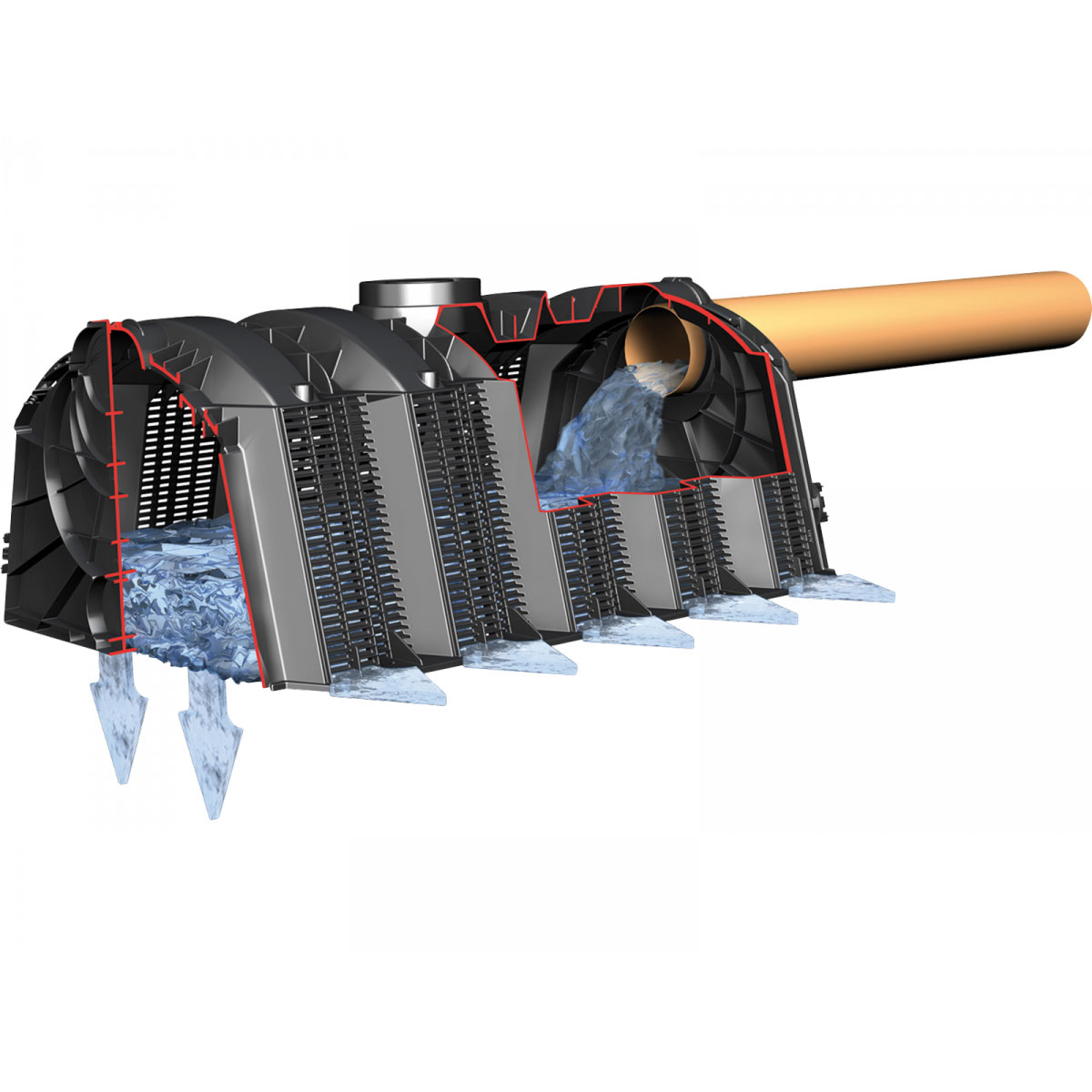 Garantia Sicker-Tunnel-Set 1.200 L für Erdtank Bild 2