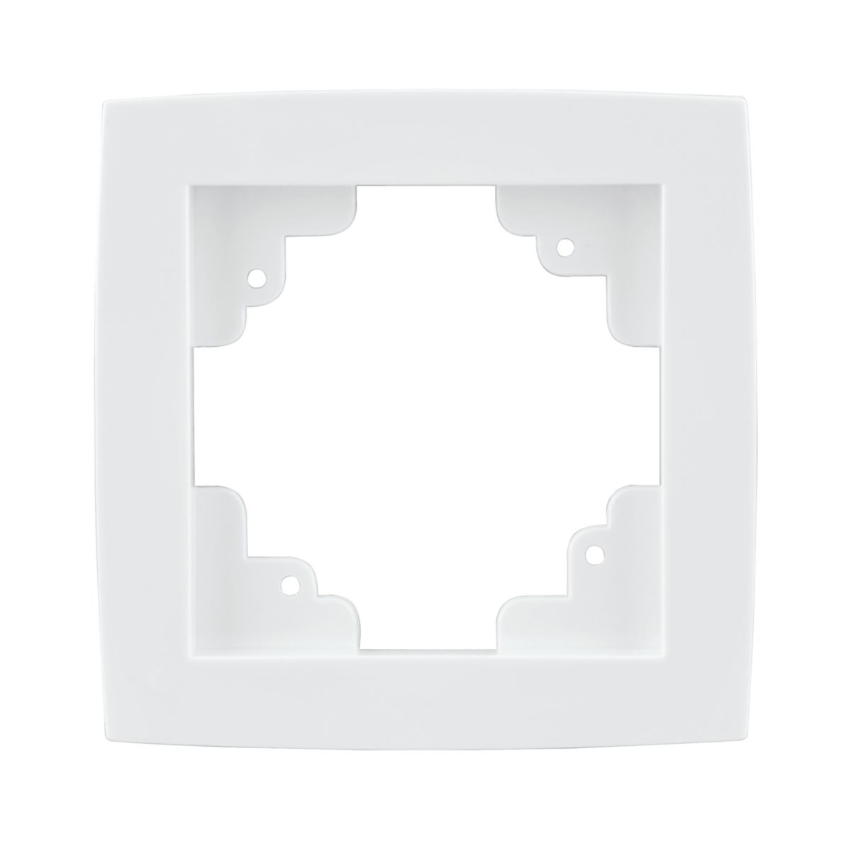 Unitec Abdeckrahmen 1-fach ultraweiß Imola