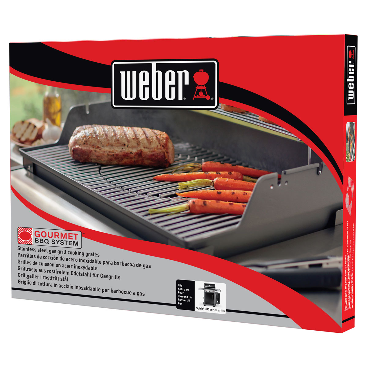 Weber Gourmet BBQ System -Grillrost mit Rosteinsatz für Spirit Bild 8