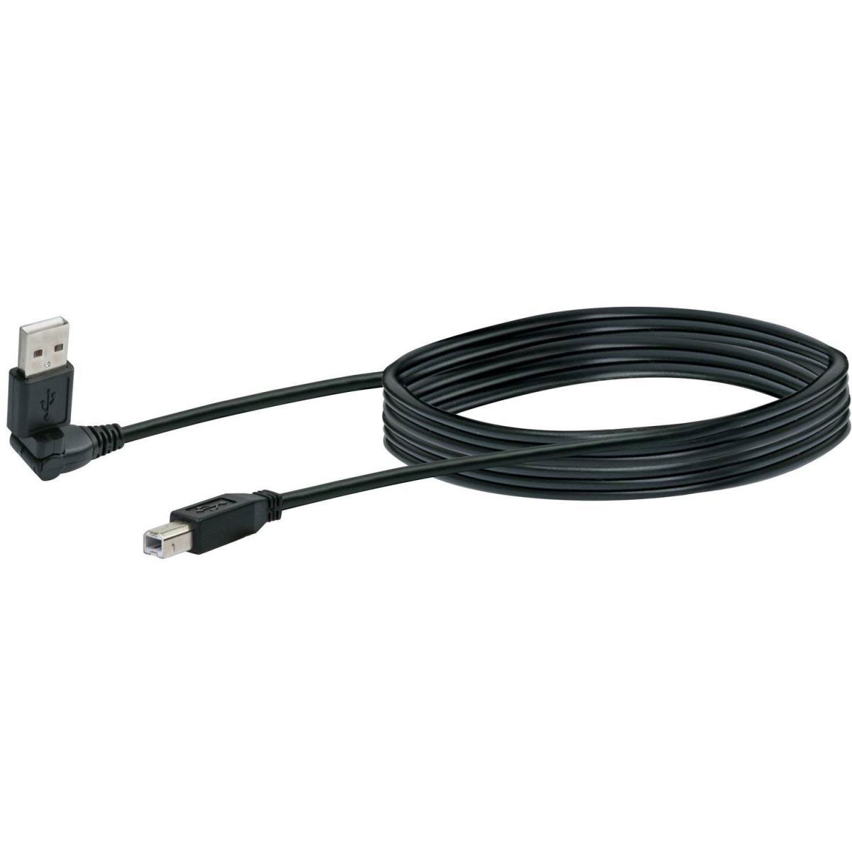 Schwaiger USB 2.0 Standard B Anschlusskabel 3 m schwarz