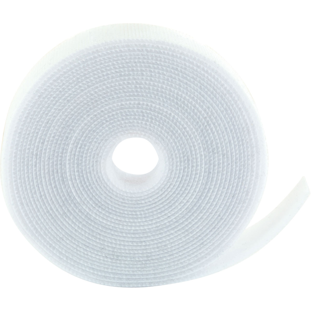 Schwaiger  Klettband-Rolle 3 m weiß