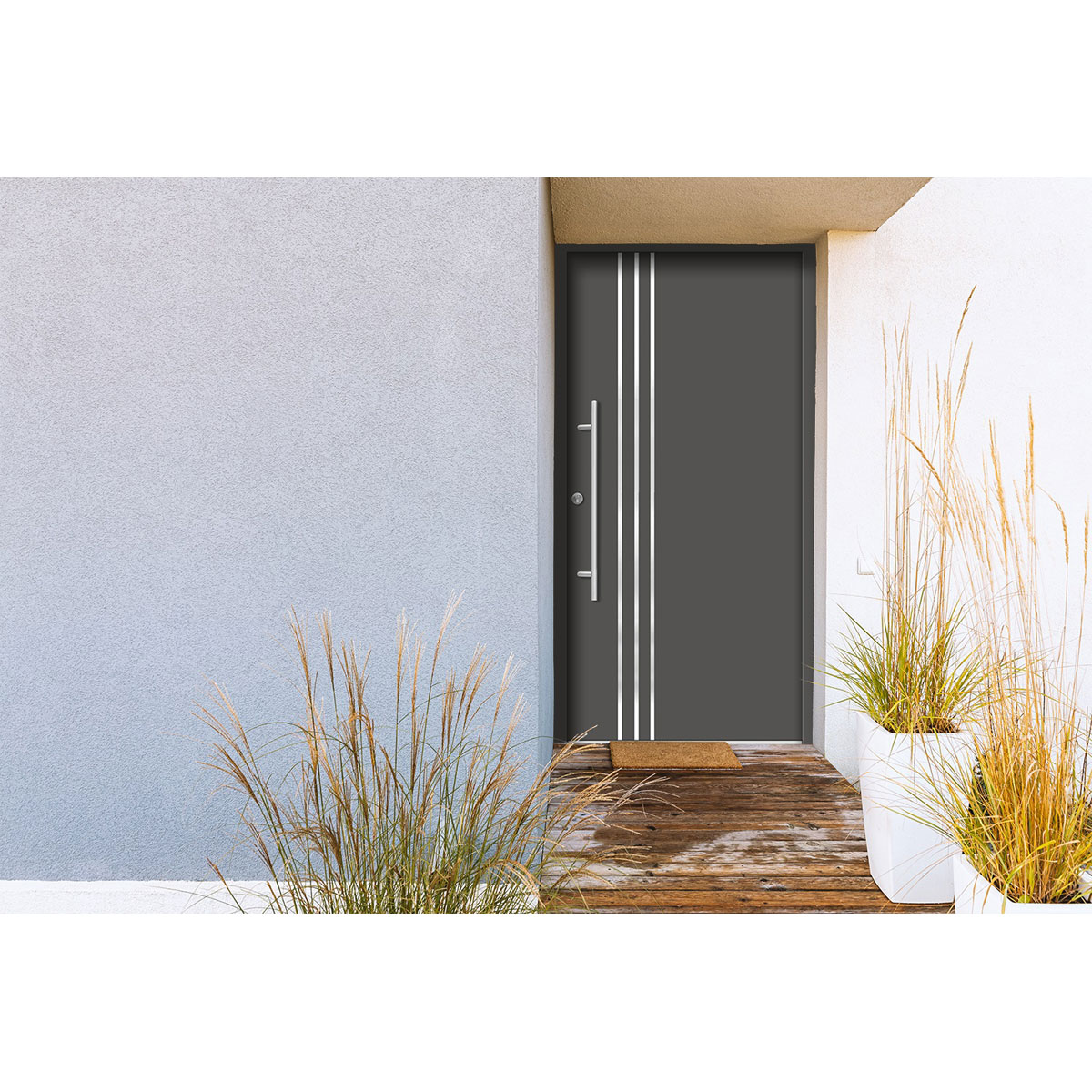SplenDoor  Premium-Haustür Passivedoor Kalmar energiesparend anthrazit 100 x 200 cm links Bild 2