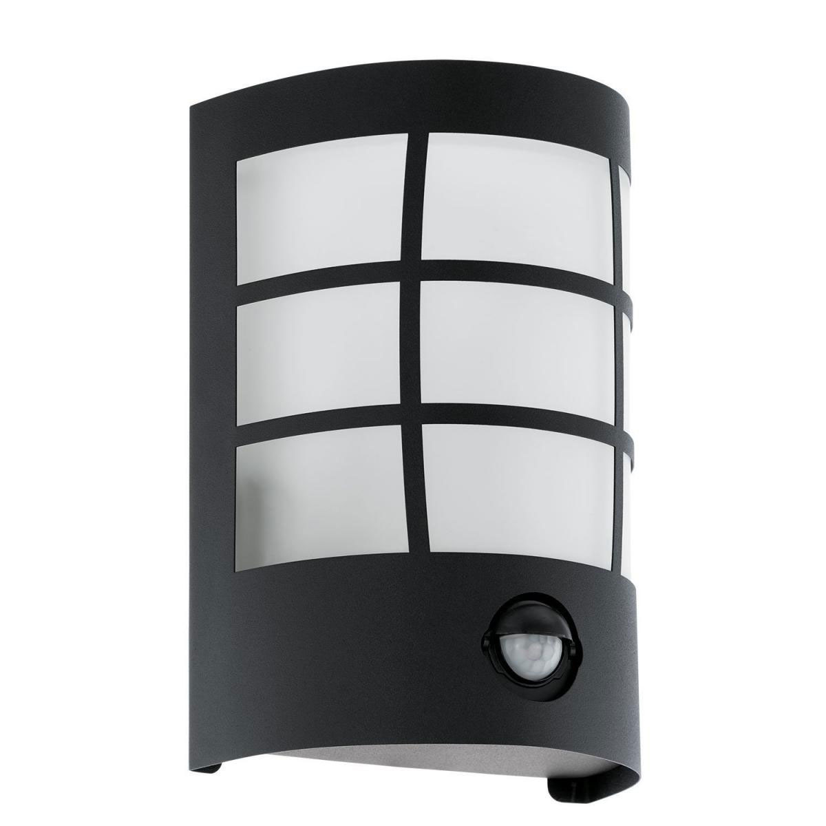 LED-Außenwandleuchte „Cerno 1“, mit Sensor, schwarz