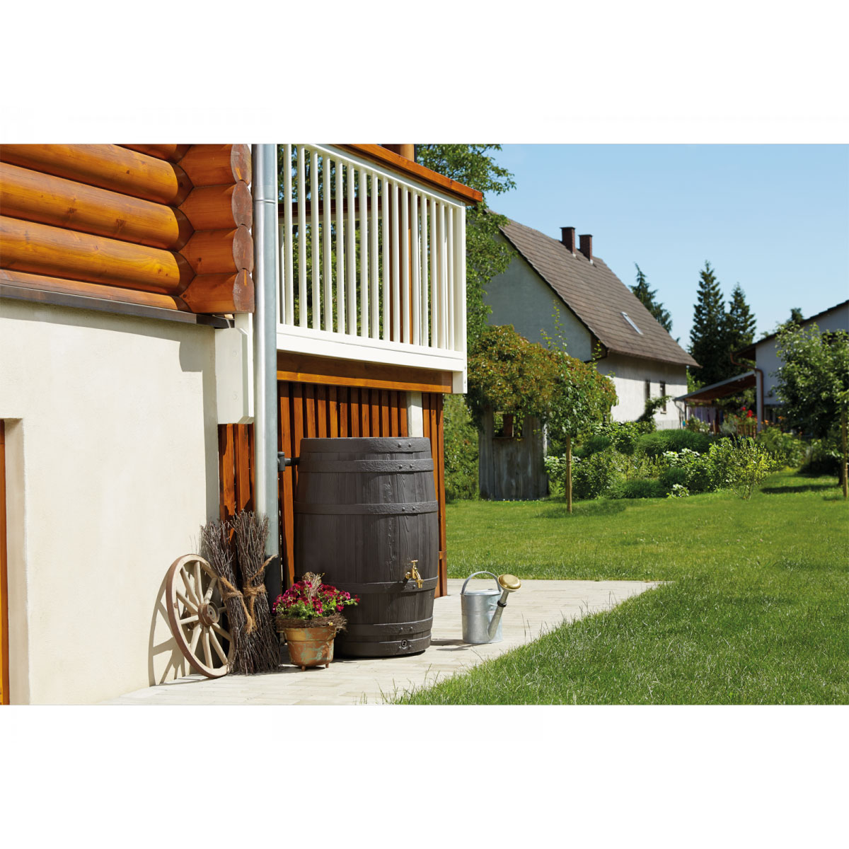 Garantia Regenfass Barrica braun 260 L Bild 5