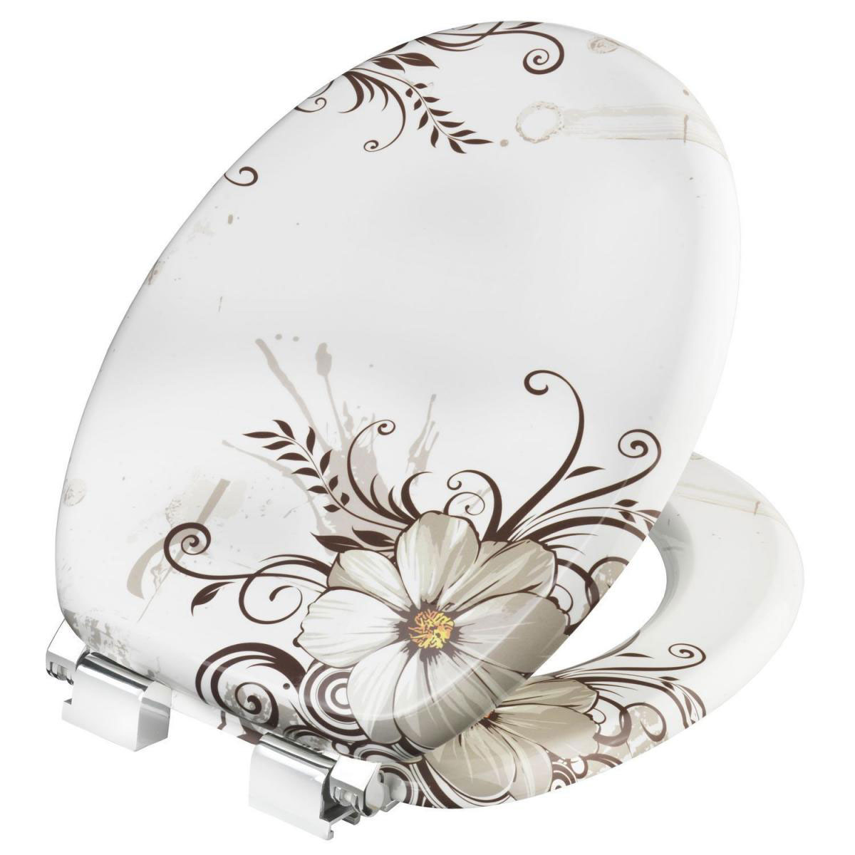 WC-Sitz Brown Flower