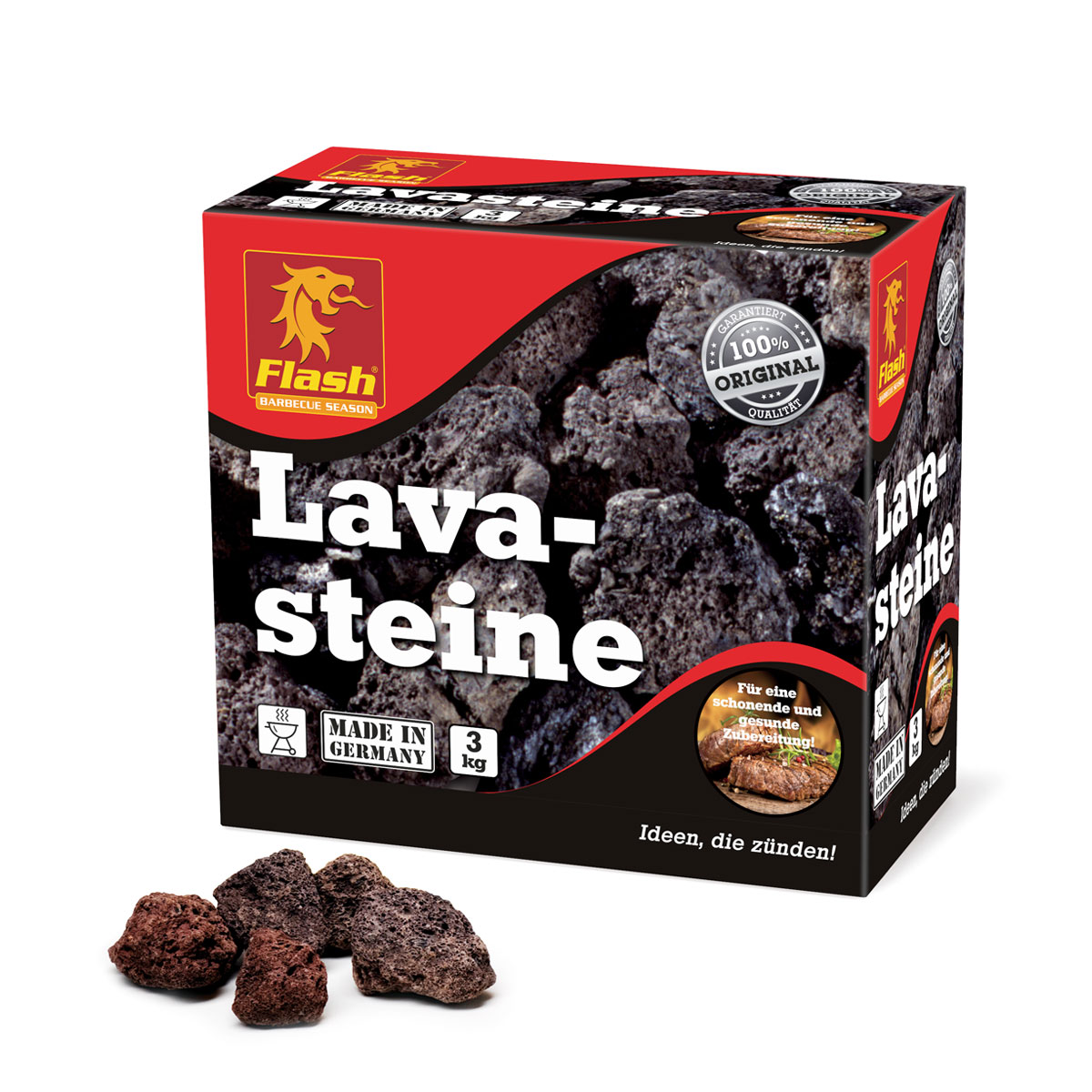 Flash Lavasteine 3 kg