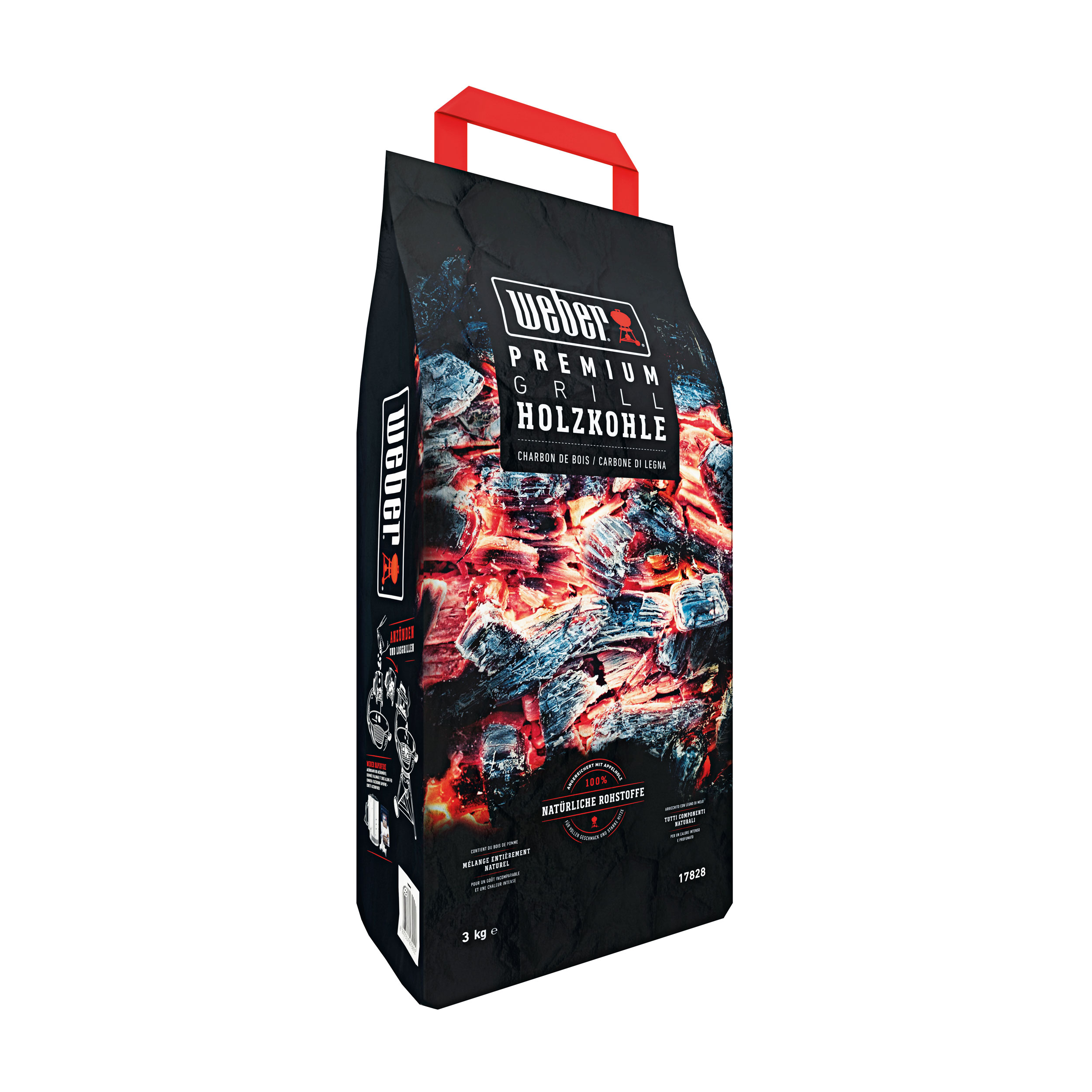 Weber Holzkohle Premium 3kg
