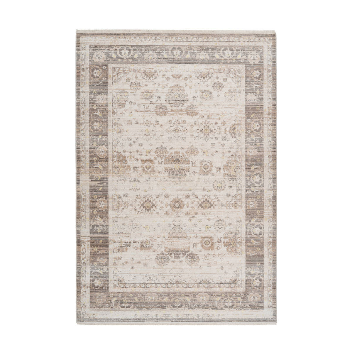 Fransenteppich Baroque 1000 beige