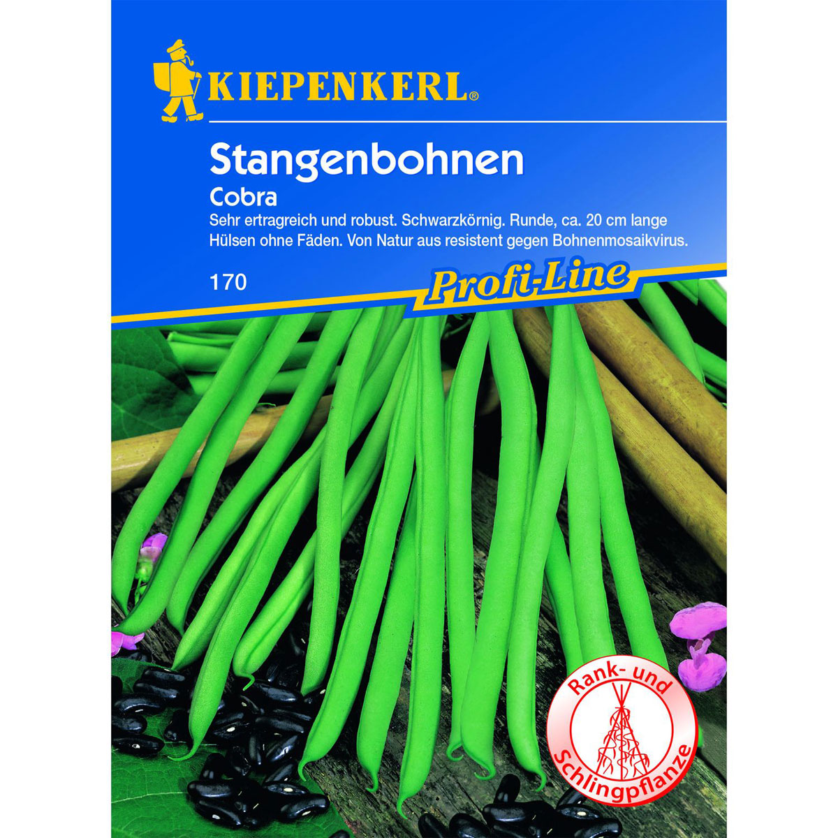 Kiepenkerl Stangenbohne Cobra