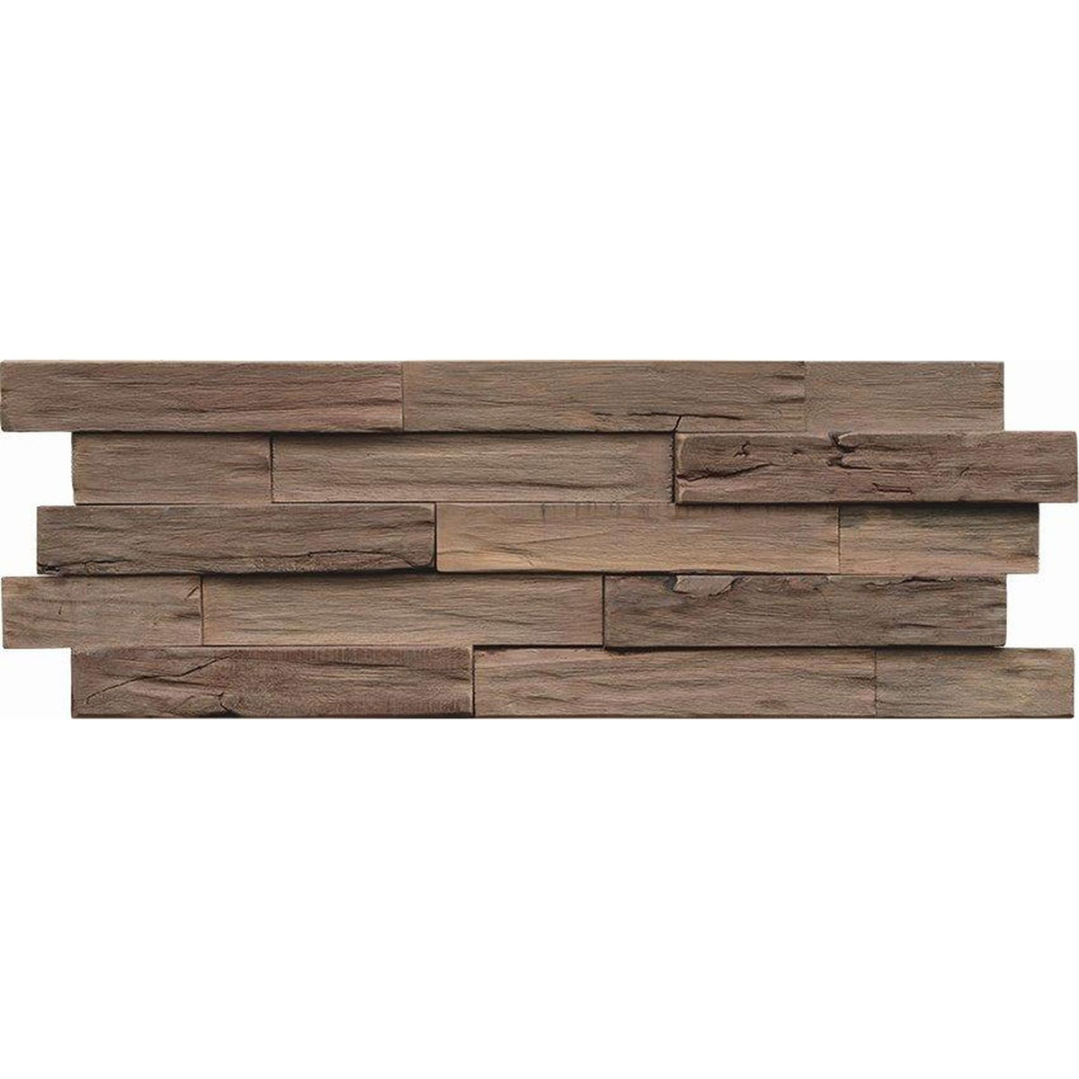 Indo Wandverkleidung Driftwood Hevea Mindanao 9er-Set Bild 2