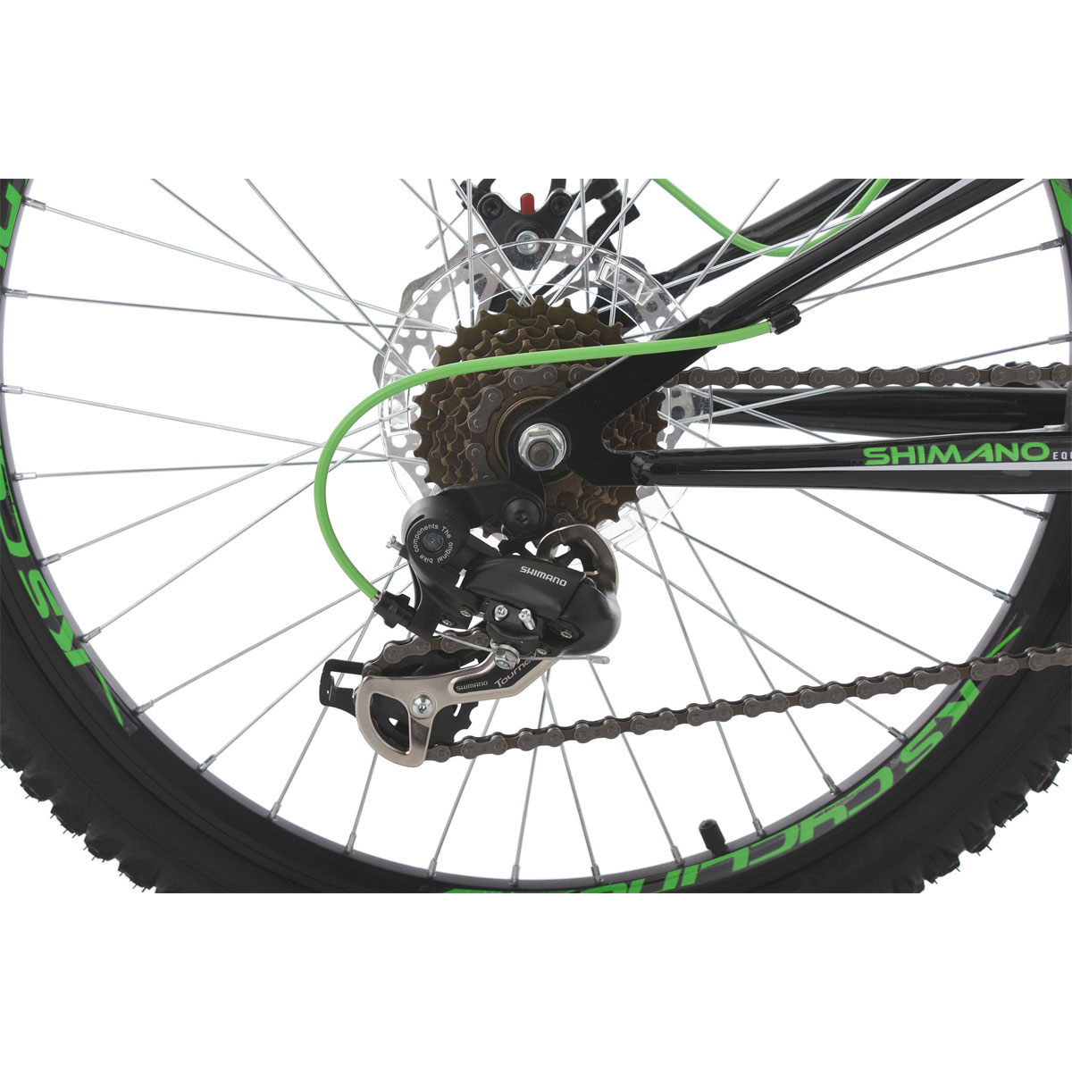 Jugend-Mountainbike „Xtraxx“, Fully, schwarz-grün