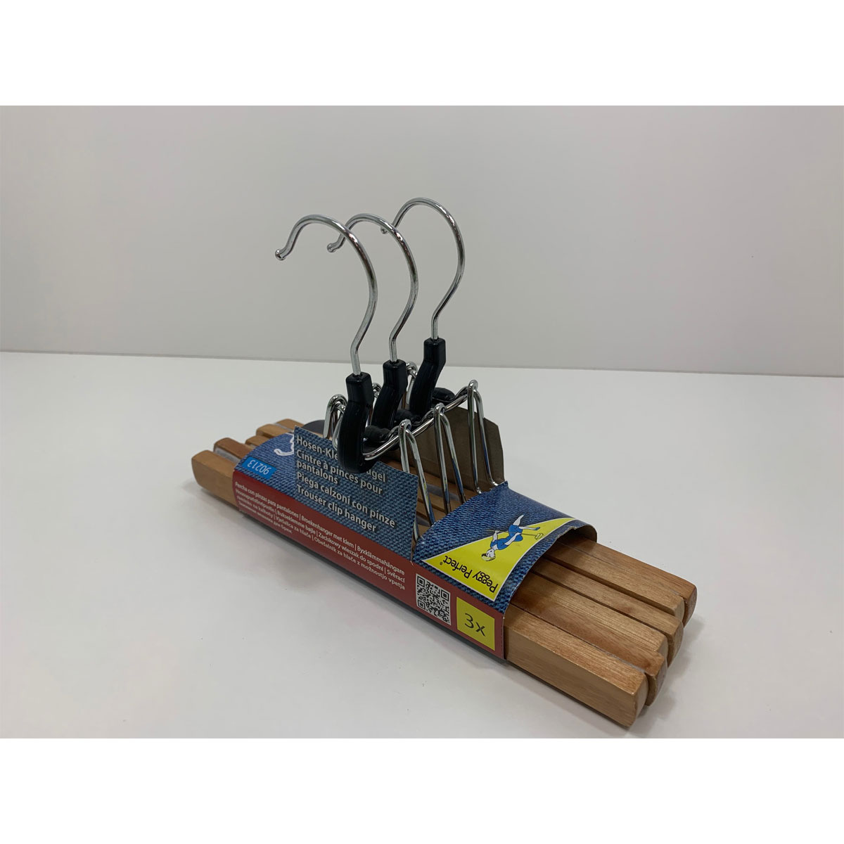 Peggy-Perfect Hosenspanner aus Holz 3er-Set Bild 2