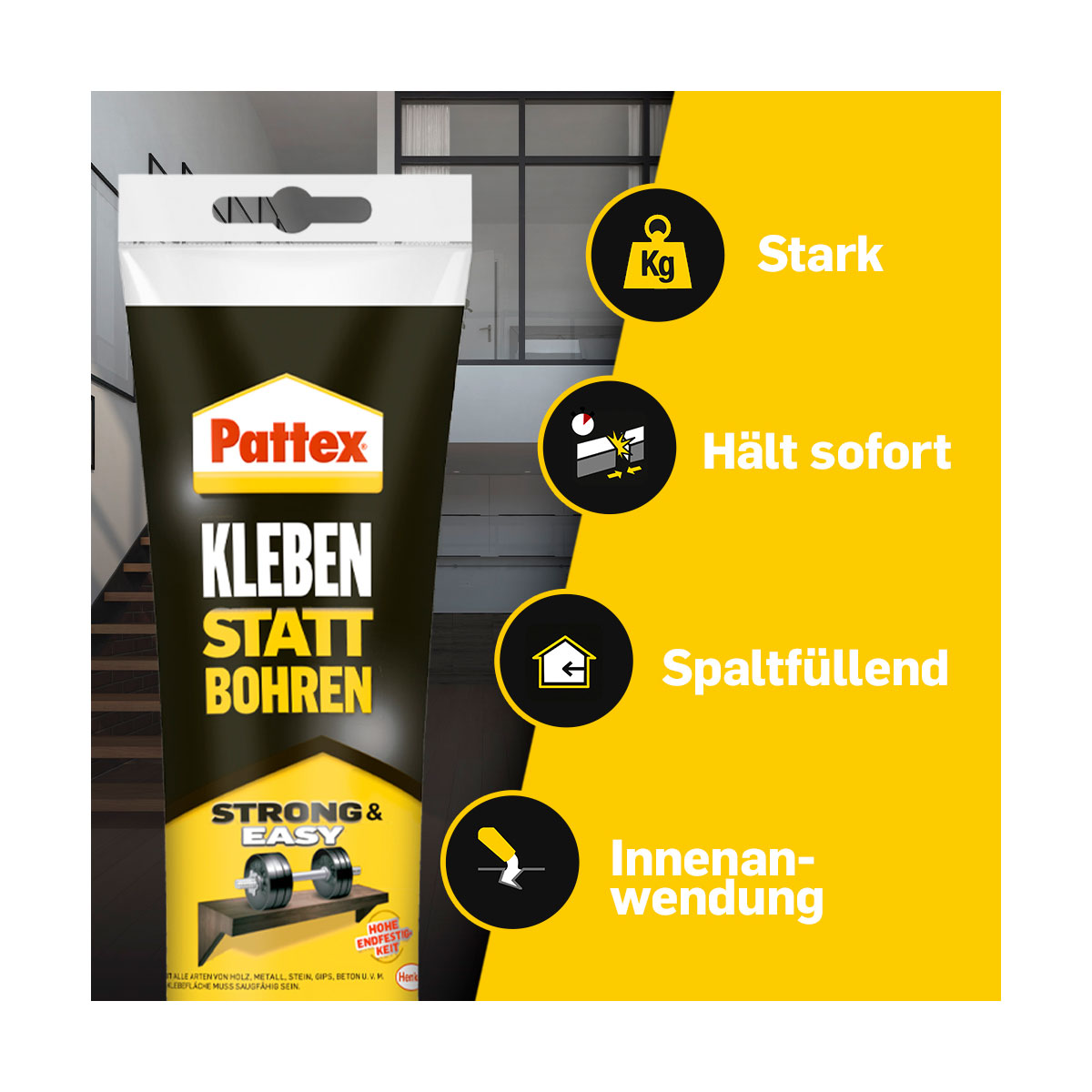 Pattex Montagekleber Kleben statt Bohren 250 g Bild 8