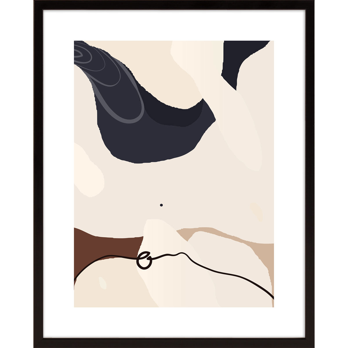 Bilderrahmen Madrid 40x50 cm schwarz Bild 1