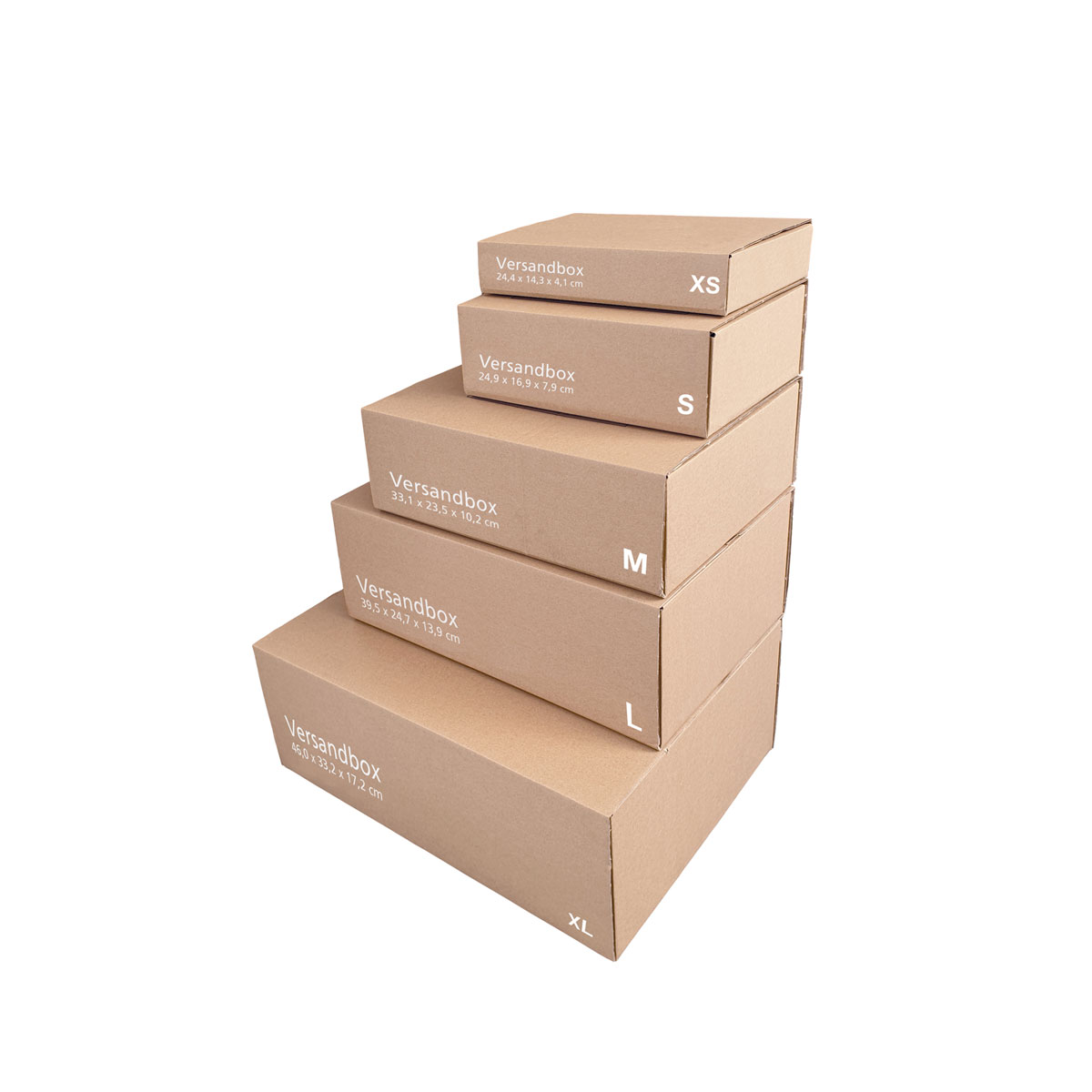 Versandbox XS 244 x 143 x 41 mm weiß Bild 2