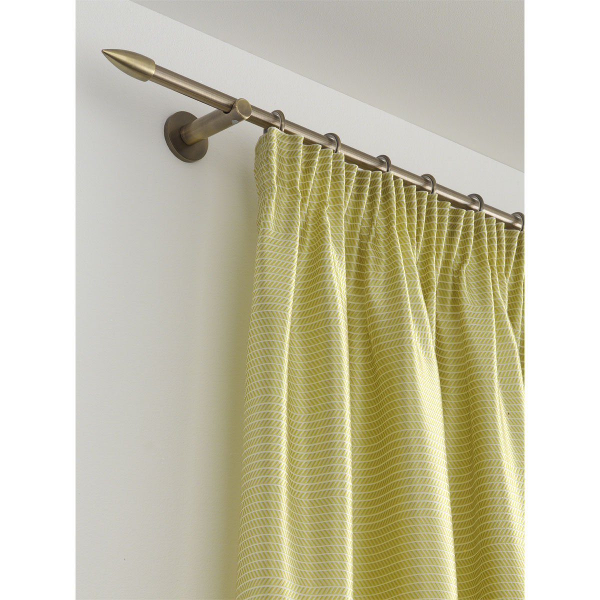 Gardinia Gardinenstange Memphis messing-antik Durchmesser 1,6 x 120 cm Bild 4