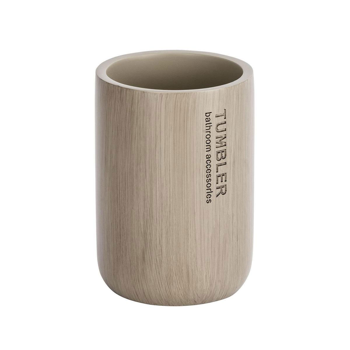 Wenko Zahnputzbecher Palo taupe