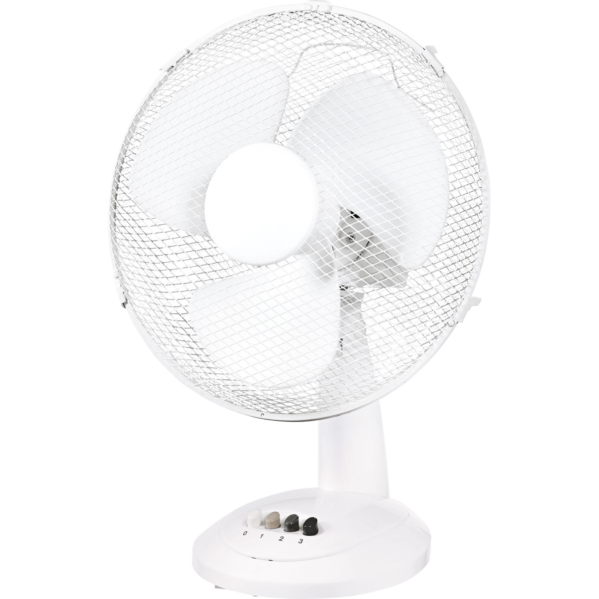 Flector Technik Tischventilator Merkur weiß Durchmesser 30 cm