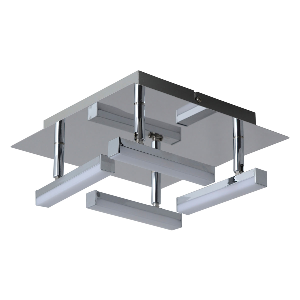 Naeve LED DL Turin Metall/KS chromeLxBxH: 25x25x11cm dimmbar