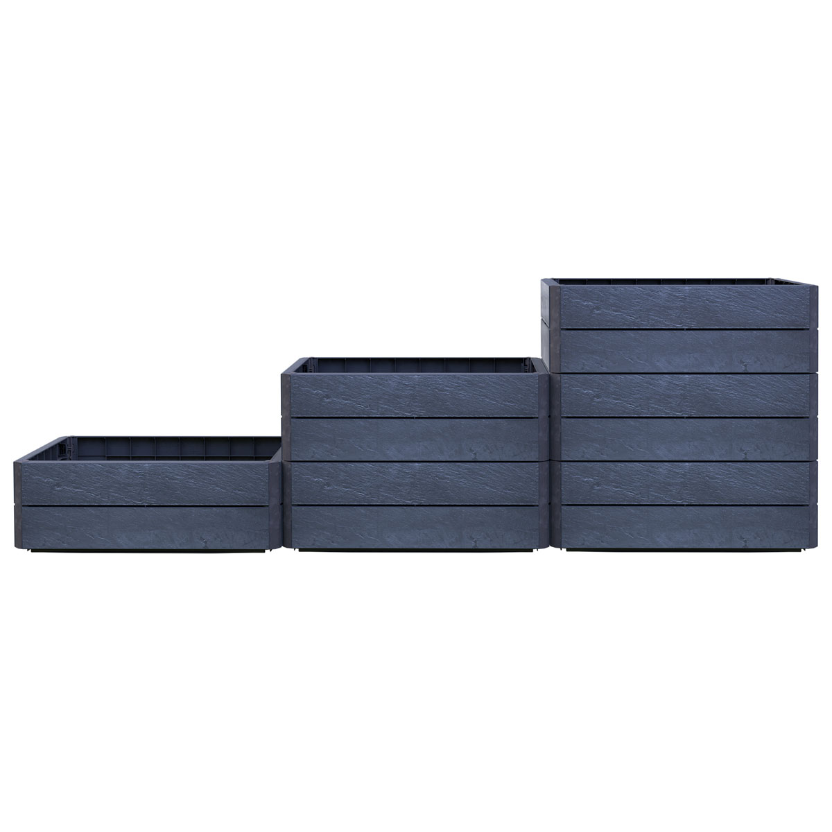 Garantia Hochbeet ERGO VARIO 2 Stone inkl FLORA