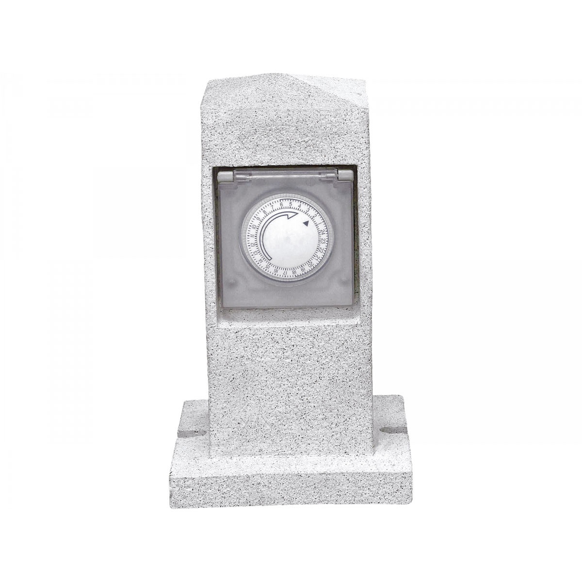 Flector Garten Steckdosen-Säule mit Zeitschaltuhr