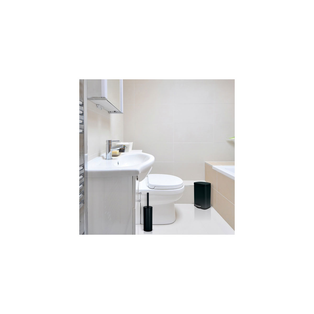 Treteimer AKIRA matt-black 5 L Bild 4