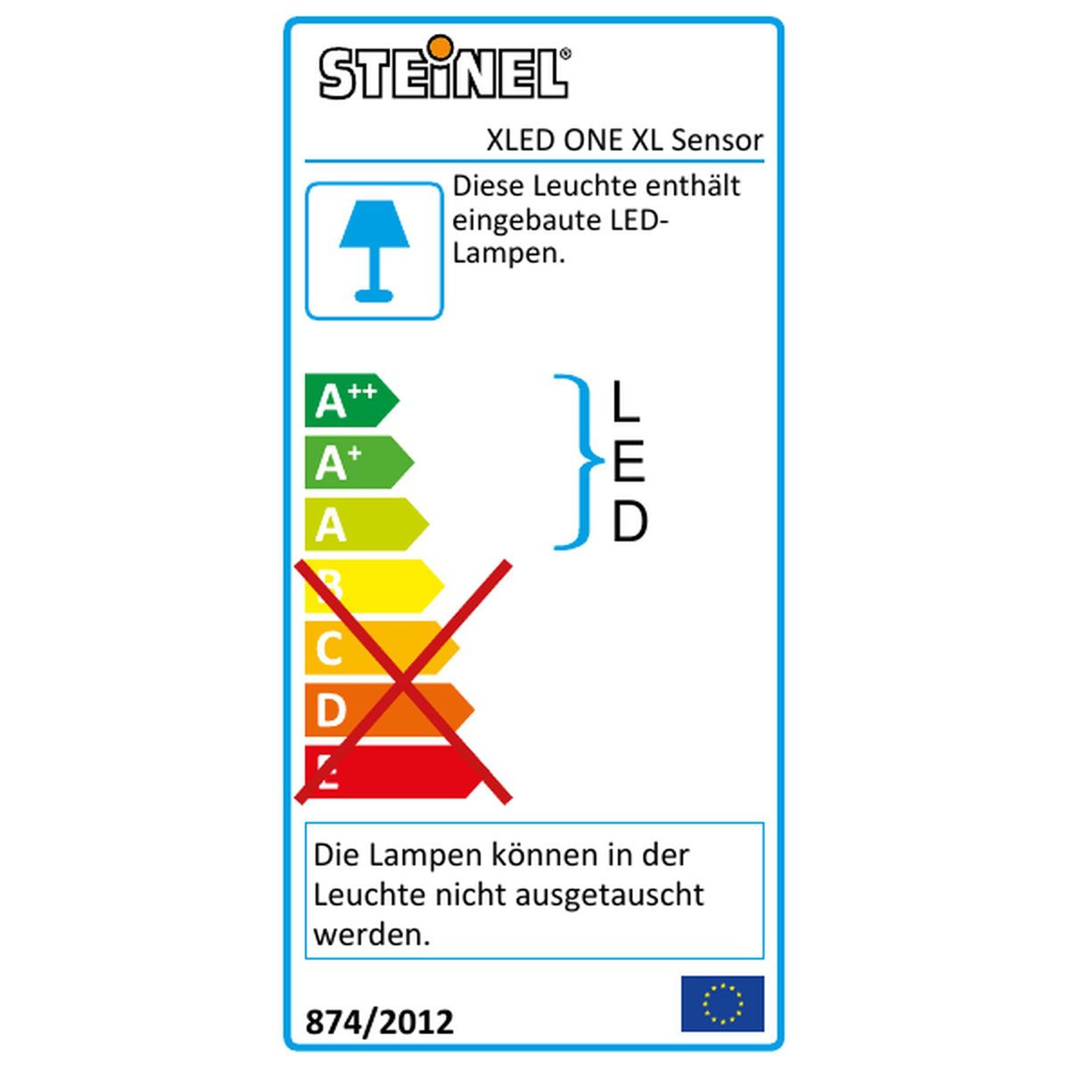 Steinel LED-Strahler XLED ONE XL S mit Bewegungsmelder schwenkbar anthrazit Bild 5