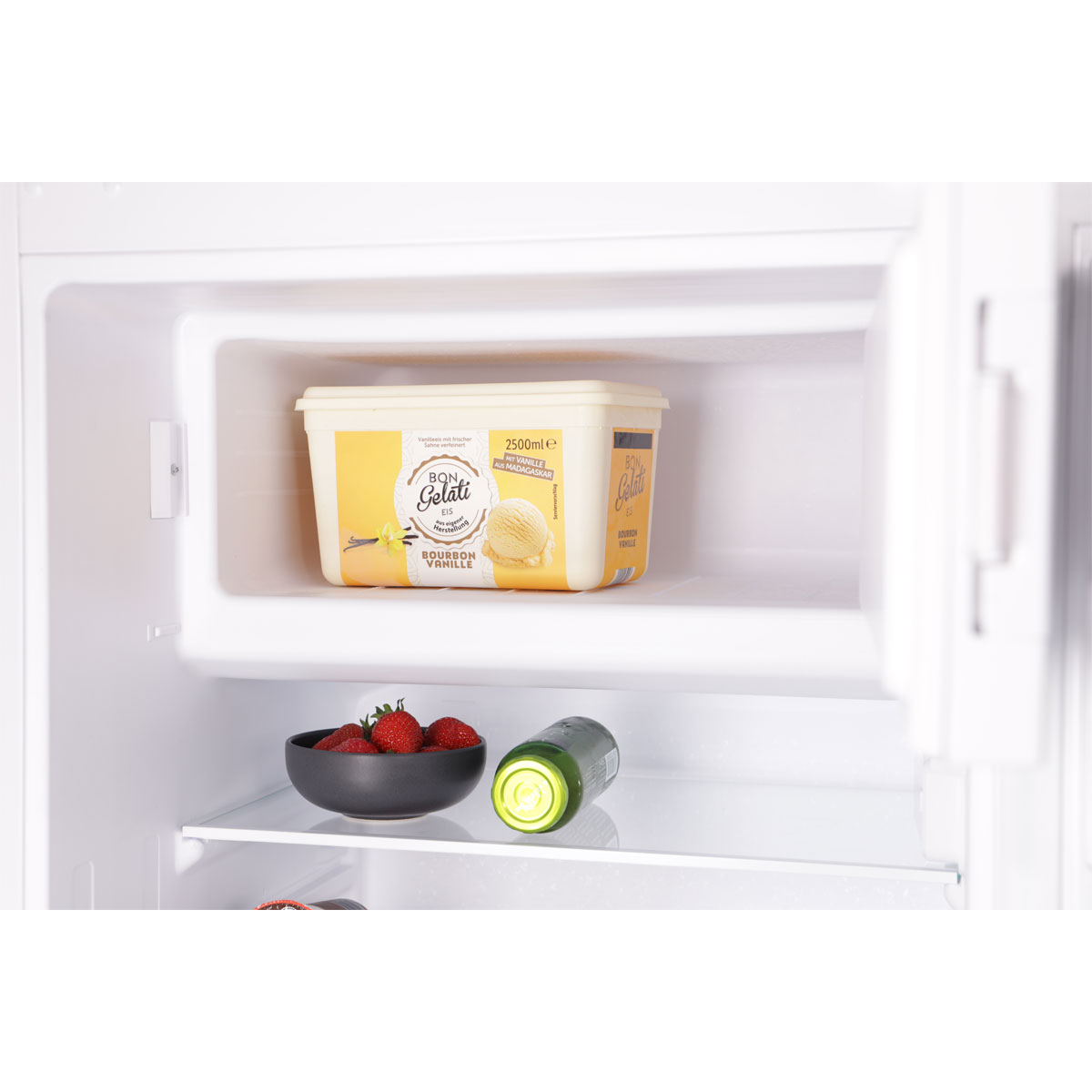 Respekta Einbaukühlschrank KS 88.4 weiß mit Gefrierfach Bild 7