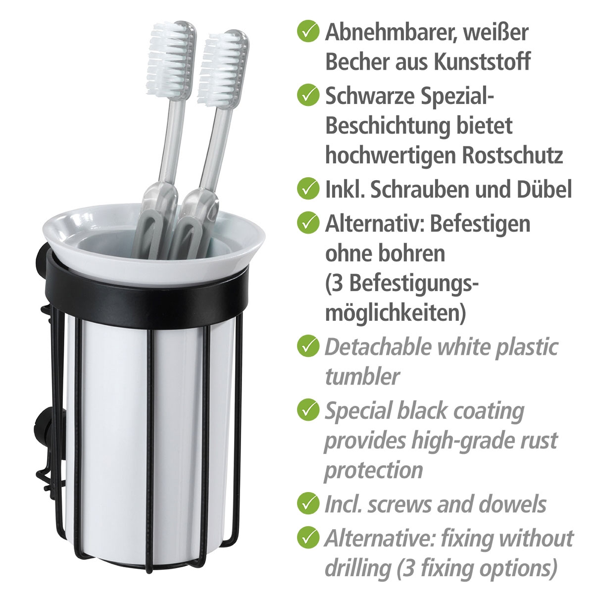 Wenko Seifenspender Lavit transparent 280 ml Bild 4