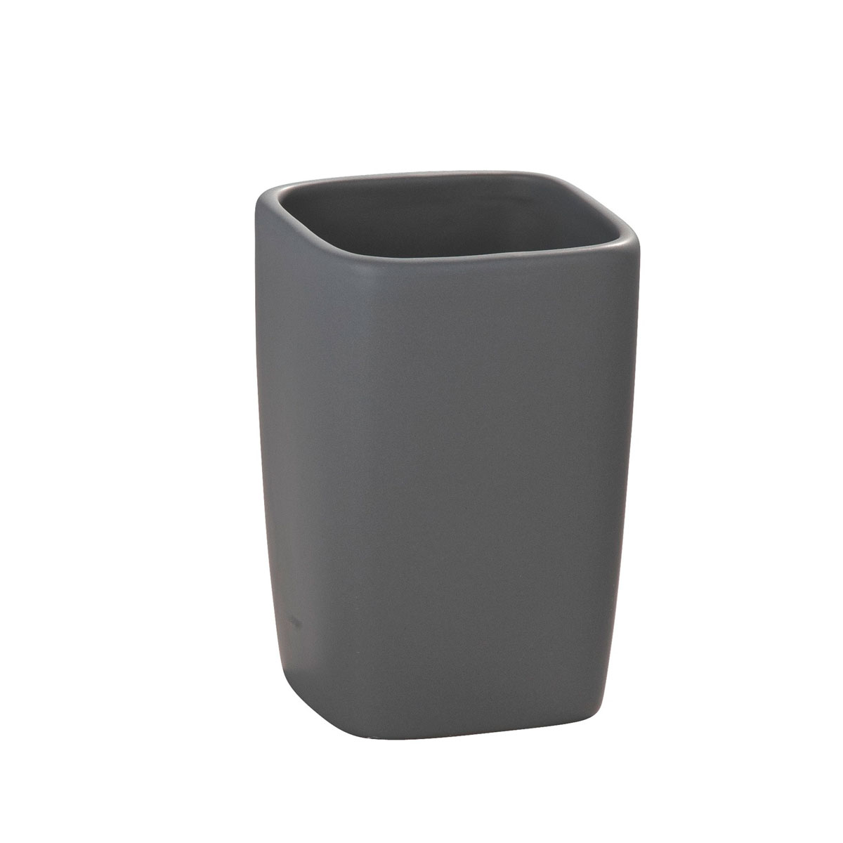 Wenko Zahnputzbecher Faro grau