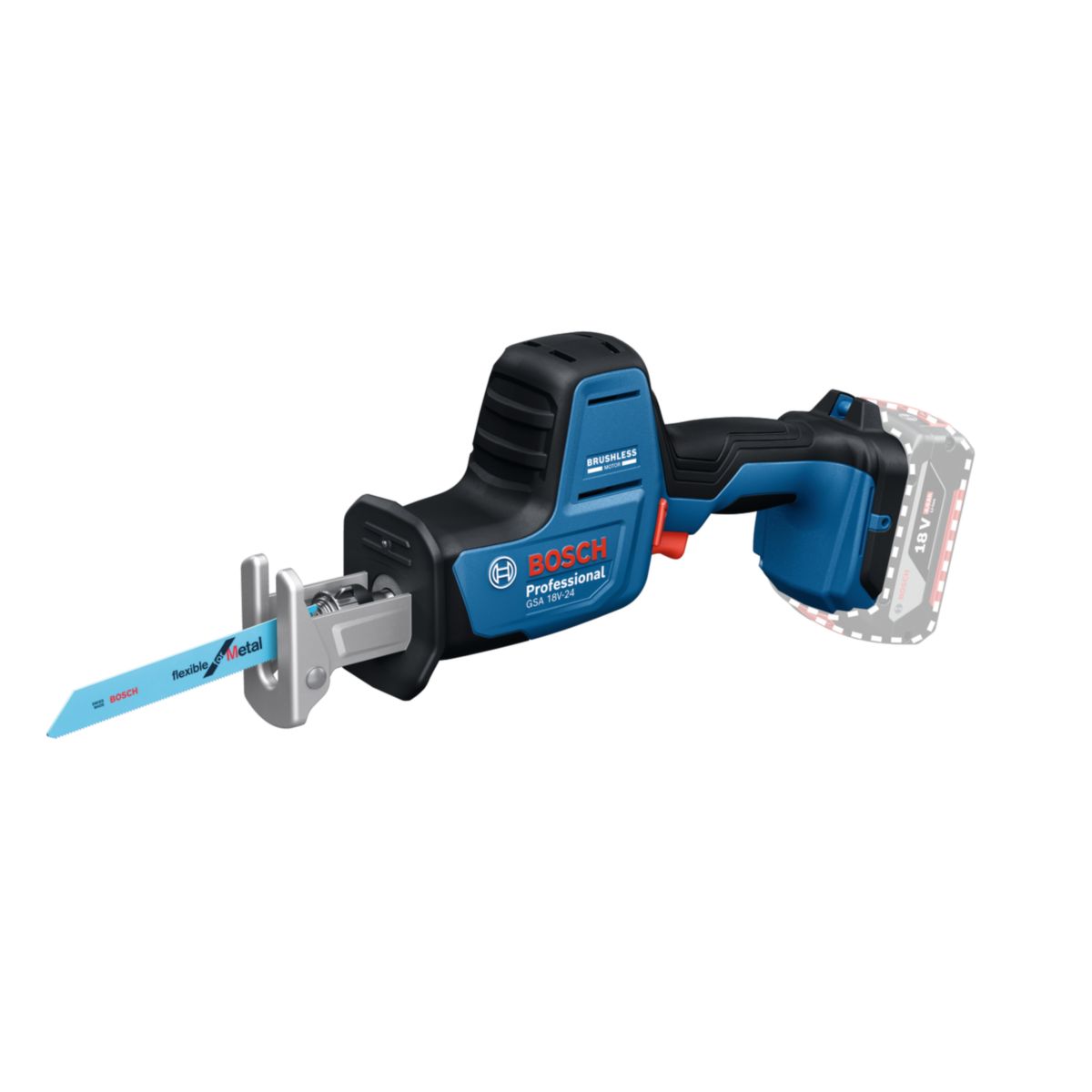 Bosch Professional Akku-Säbelsäge GSA 18V-24 