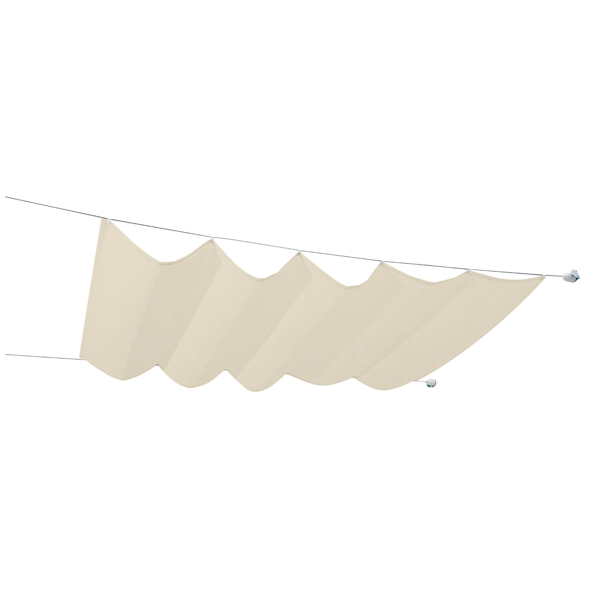 Durabil Seilspann-Markise 330 x 200 cm beige