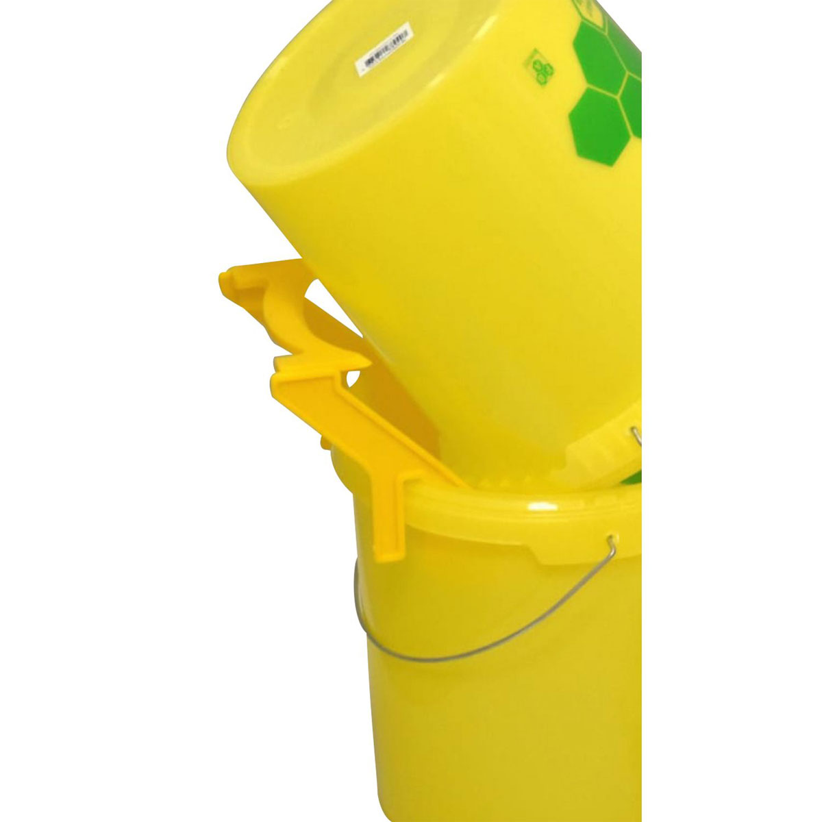 Bienenreich Eimer-Abfüllhilfe für Honig Kunststoff gelb