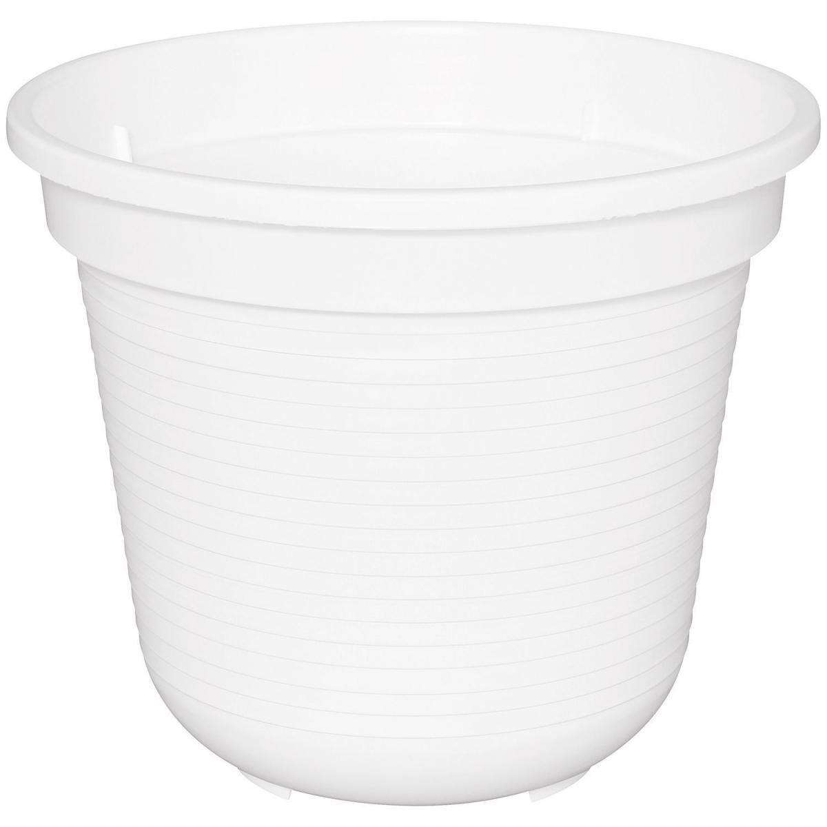 Geli Blumentopf Kunststoff 16 cm weiß