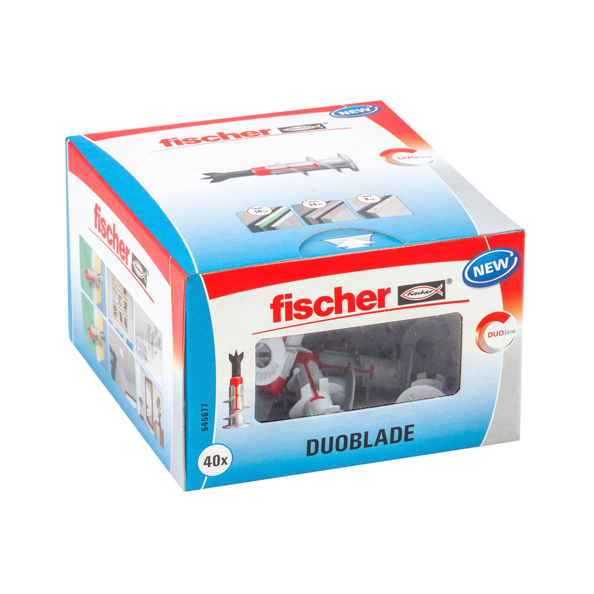 Fischer Gipskartondübel DuoBlade 40 Stück